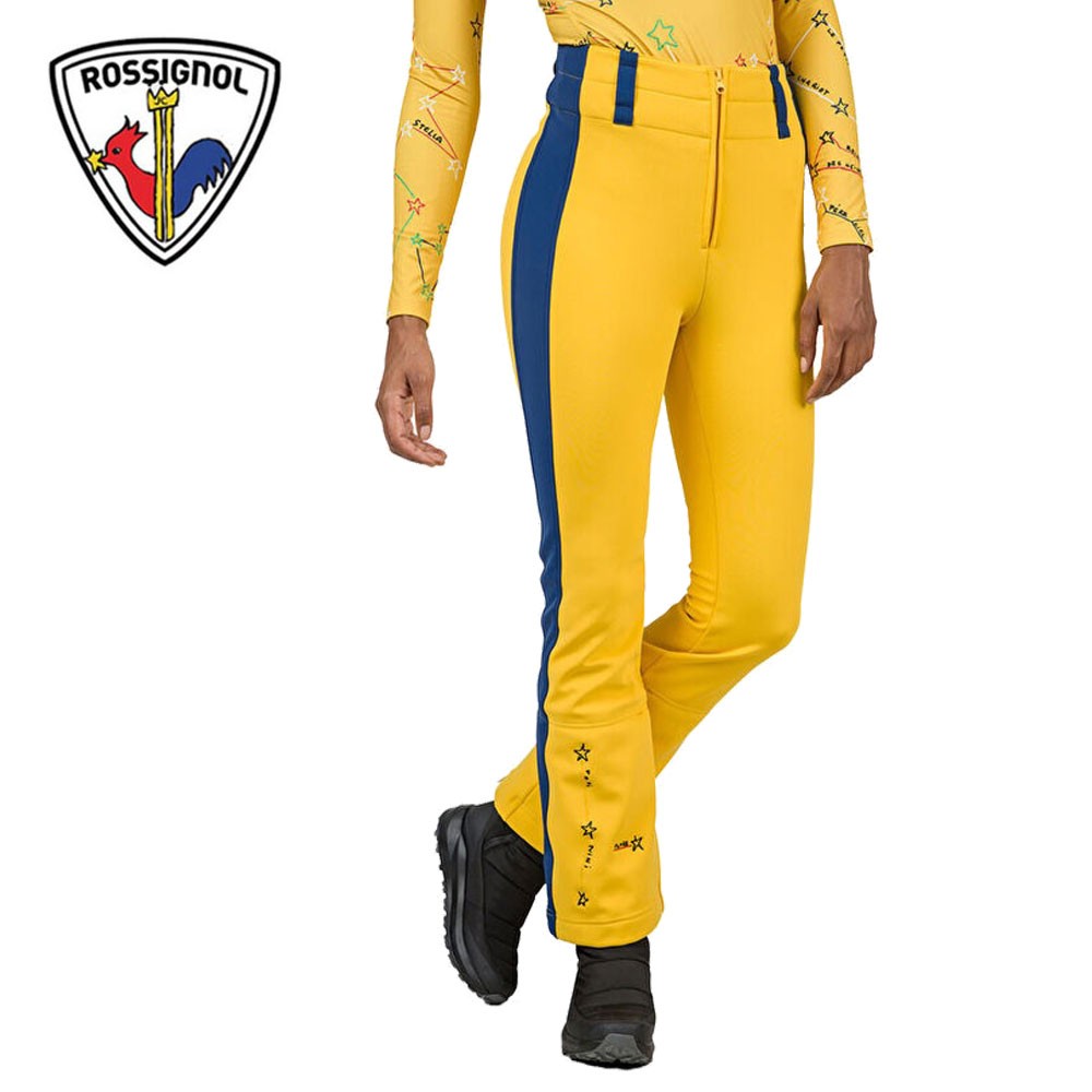Pantalon de ski Softshell ROSSIGNOL JCC Sirius Jaune Femme