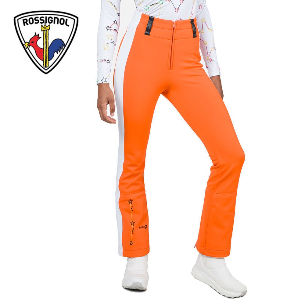 Pantalon de ski Softshell ROSSIGNOL JCC Sirius Orange Femme