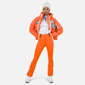 Pantalon de ski Softshell ROSSIGNOL JCC Sirius Orange Femme