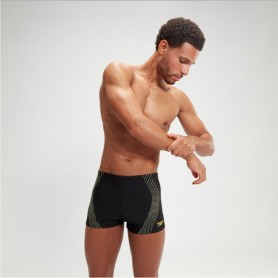 Maillot de bain SPEEDO Tech Print Asht Noir/Jaune Homme