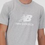 Tee-shirt NEW BALANCE Sport Essentials Logo Gris Hommes