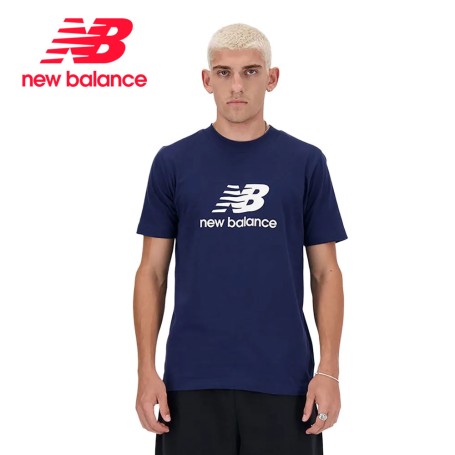 Tee-shirt NEW BALANCE Sport Essentials Logo Bleu marine Hommes