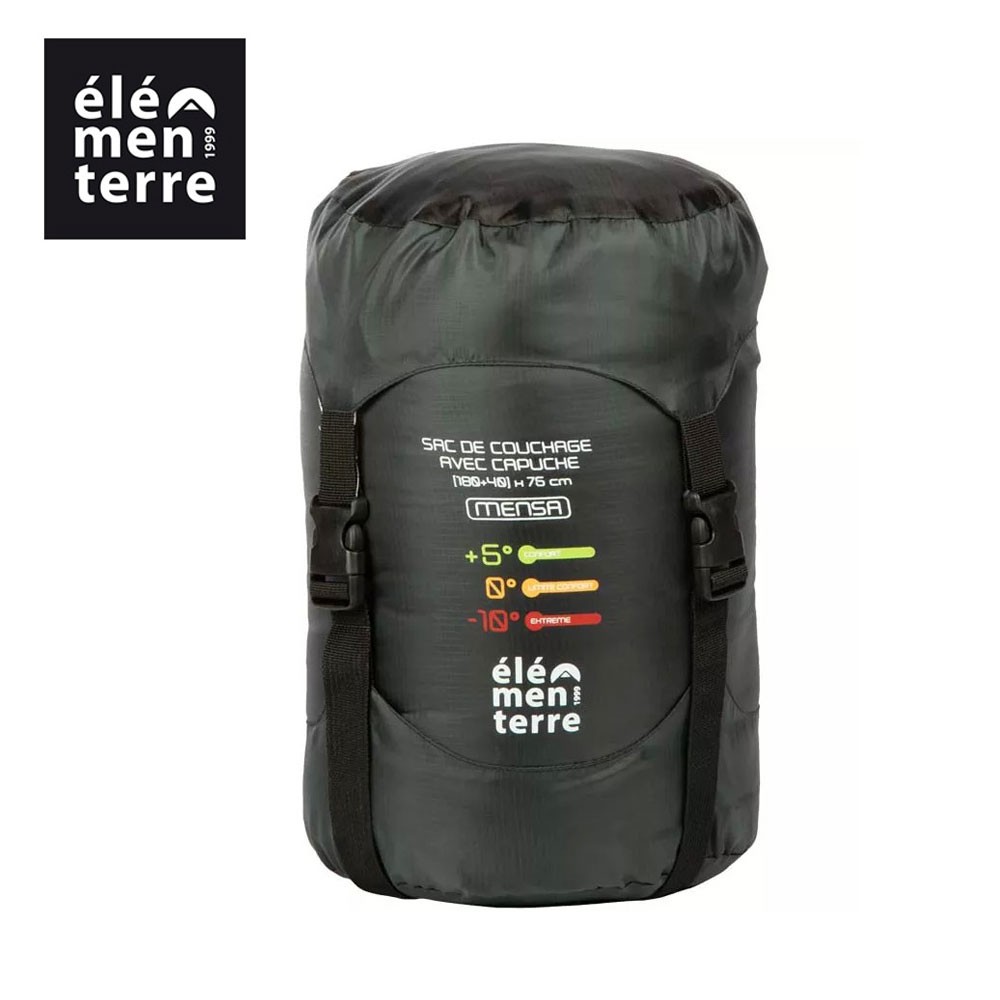 Sac de couchage ELEMENTERRE Mensa Noir Unisexe