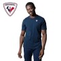 Tee-shirt ROSSIGNOL Logo Plain Bleu marine Homme