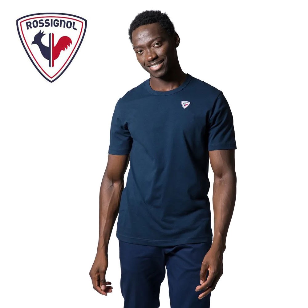 Tee-shirt ROSSIGNOL Logo Plain Bleu marine Homme