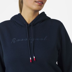 Sweat à capuche ROSSIGNOL Logo Hood Bleu marine Femme
