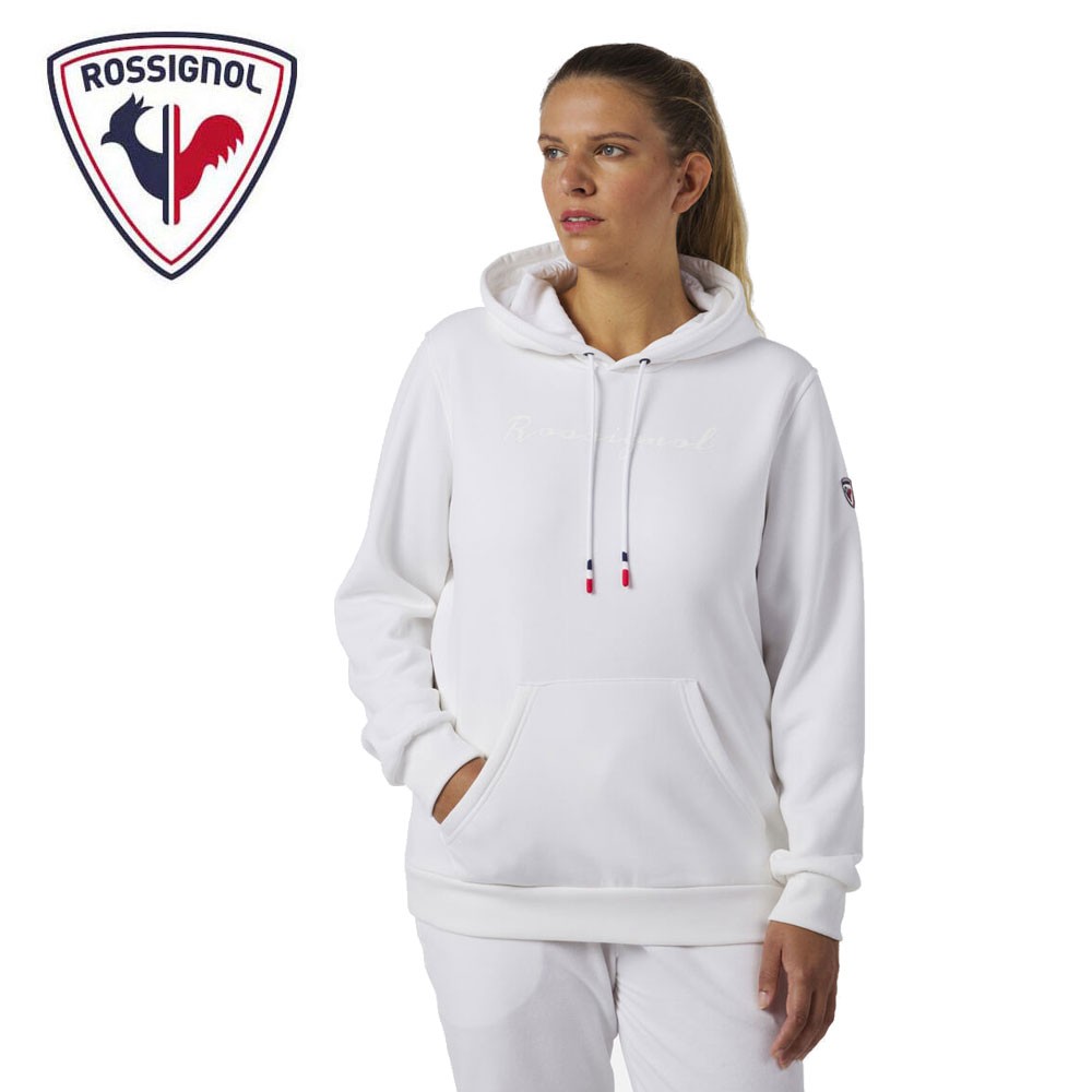 Sweat à capuche ROSSIGNOL Logo Hood Blanc Femme