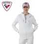 Sweat à capuche ROSSIGNOL Logo Hood FZ Blanc Femme