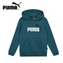 Sweat à capuche PUMA Ess+2 Col Big Logo Vert Junior