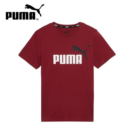 T-shirt PUMA Ess+2 Col Logo Rouge Junior