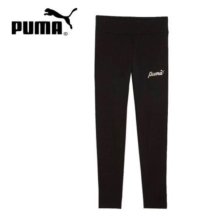 Legging PUMA Ess+ Script Metallic Noir Junior