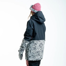 Anorak de ski Planks Overstoke Animal Bone pour femme de dos