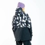 Anorak de ski PLANKS Overstoke Noir/Blanc Femme