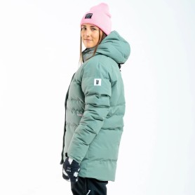 Doudoune de ski PLANKS Huff n Puffa Vert Femme