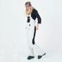 Salopette de ski PLANKS Fun-Garees Blanc cassé Femme