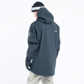 Veste de ski PLANKS Charger 3L Shell Noir Homme
