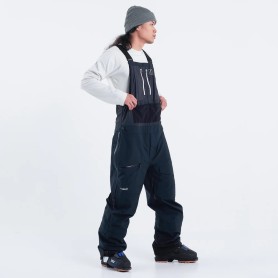 Salopette ski Planks, idéale snowboard et sports d’hiver en déstockage, mannequin de profil