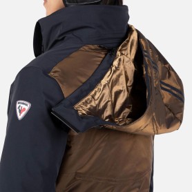 veste de ski élégante et performante pour femme de la marque Rossignol en déstockage - détail capuche