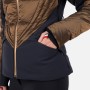 doudoune de ski élégante et performante  pour le ski de la marque Rossignol en déstockage - détail poignet et poches
