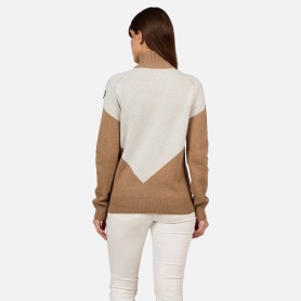Pull ROSSIGNOL Cieloalto Beige Femme