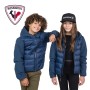 veste hybride pour la ville avec effet doudoune pour fille et garcon - tissu imperméable et stretch - en déstockage