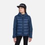 veste hybride pour la ville avec effet doudoune pour fille et garcon - tissu imperméable et stretch - en déstockage