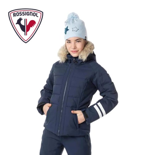 Veste de ski ROSSIGNOL Girl Polydown Bleu marine Junior