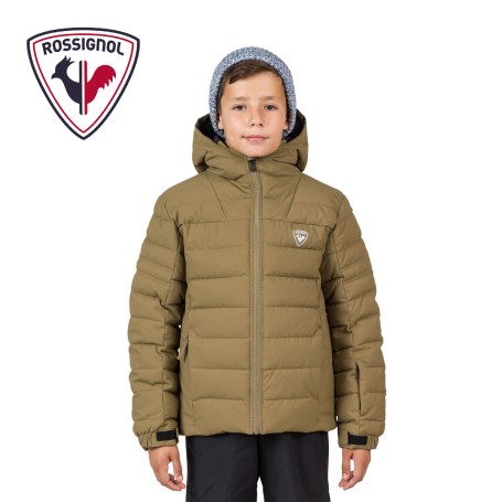 Veste de ski ROSSIGNOL Boy Rapide Kaki Junior