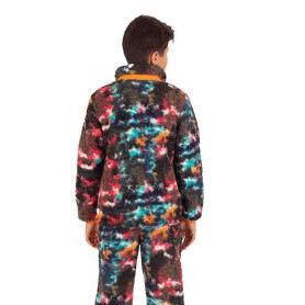 veste polaire rossignol junior en sherpa multicolore - sympa et technique - polaire enfant en déstockage
