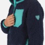 veste polaire rossignol junior chaude en sherpa  - détail poche - polaire enfant en déstockage