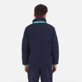 veste polaire rossignol junior chaude en sherpa  - sympa et technique - polaire enfant en déstockage