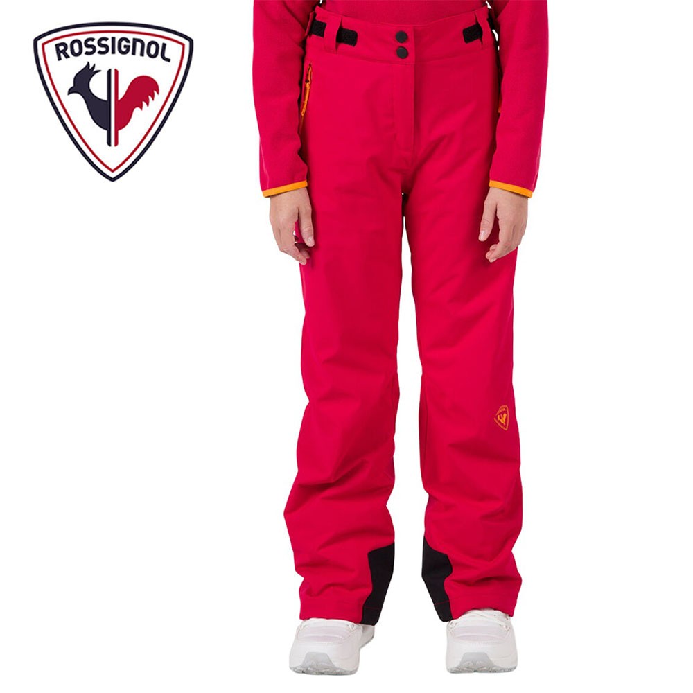 pantalon de ski imperméable et chaud signé Rossignol - pantalon rouge pour les filles