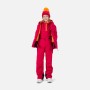 pantalon de ski imperméable et chaud signé Rossignol - pantalon rouge pour les filles - mannequin fille