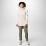micro doudoune longue et sans manches  femme de la marque Columbia - couleur beige