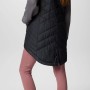 micro doudoune longue et sans manches  femme de la marque Columbia - détail pan arrière