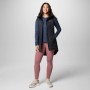 micro doudoune longue et sans manches  femme de la marque Columbia - couleur noire