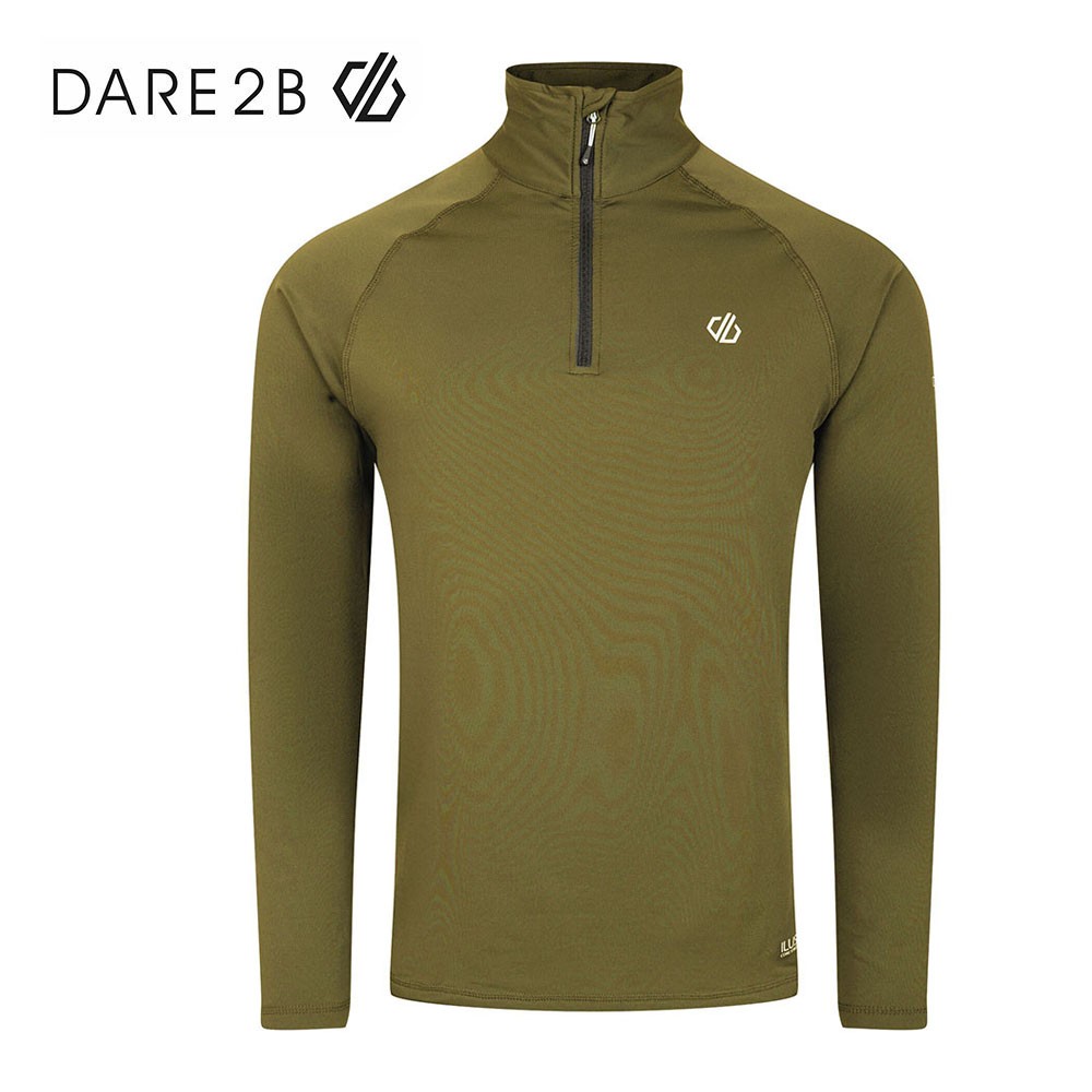 Sous-couche Dare 2B Homme vertepour  le sport outdoor, la randonnée et le ski - en déstockage