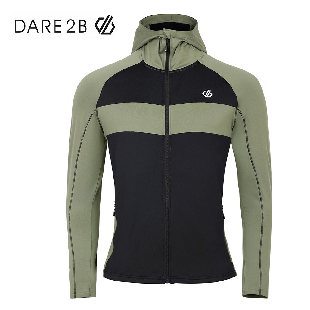 Couche intermédiaire extensible, respirante et chaude, idéale pour la randonnée, le running en déstockage