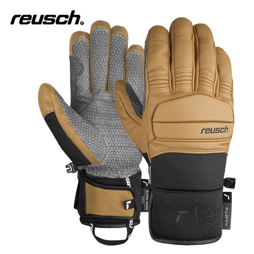 Gants de ski REUSCH Henrik Kristoffersen Camel Homme