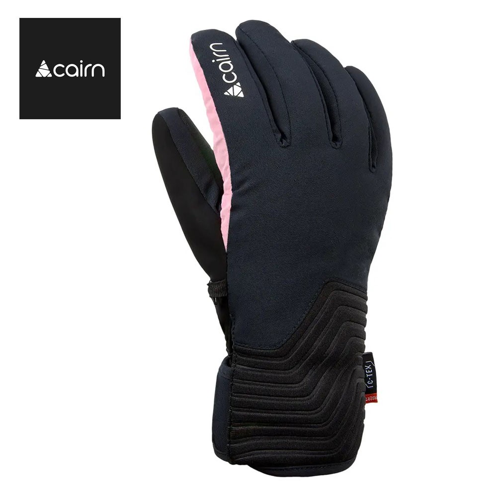 Gants de ski CAIRN Elena C-Tex Noir/Rose Junior