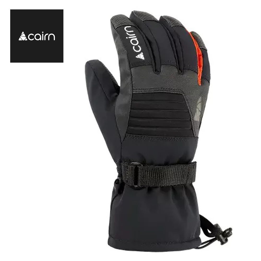 Gants de ski CAIRN Olympus C-Tex Noir/Rouge Junior
