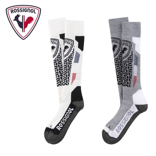 Chaussettes de ski ROSSIGNOL Isoltech  Blanc/ Gris Femme