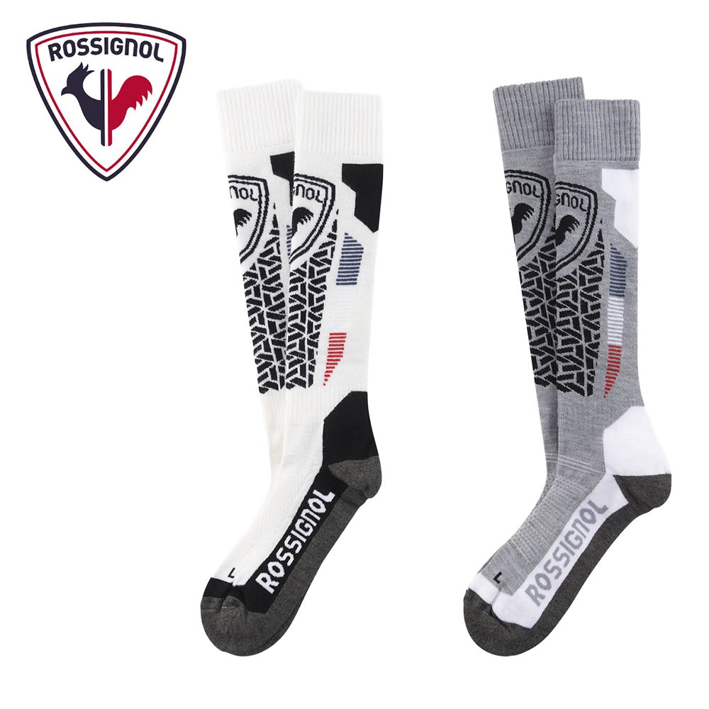 Chaussettes de ski ROSSIGNOL Isoltech  Blanc/ Gris Femme