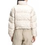 doudoune courte the north face tendance et imprimé léopard raffiné