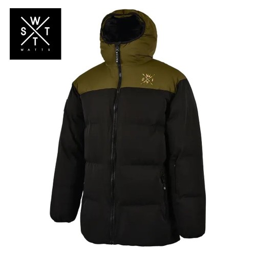 Doudoune de ski WATTS X Back Kaki/Noir Homme