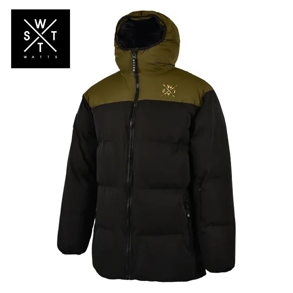 Doudoune de ski WATTS X Back Kaki/Noir Homme