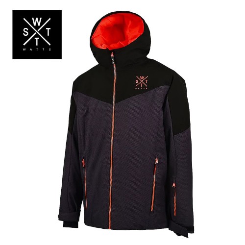 Veste de ski WATTS Storm Gris/Noir Homme