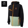 Veste de ski Watts pour homme noir et vert sauge pour le ski et le snowboard - en déstockage