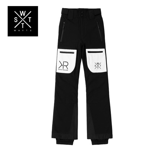 pantalon de ski Watts homme noir blanc - Kevin Roland - image générée par l'IA