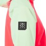 veste de ski femme fun et colorée signée Watts - rose fluo et vert - moins de 120 €